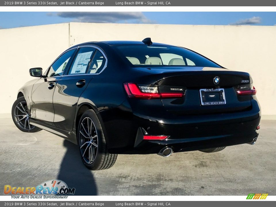 2019 BMW 3 Series 330i Sedan Jet Black / Canberra Beige Photo #2