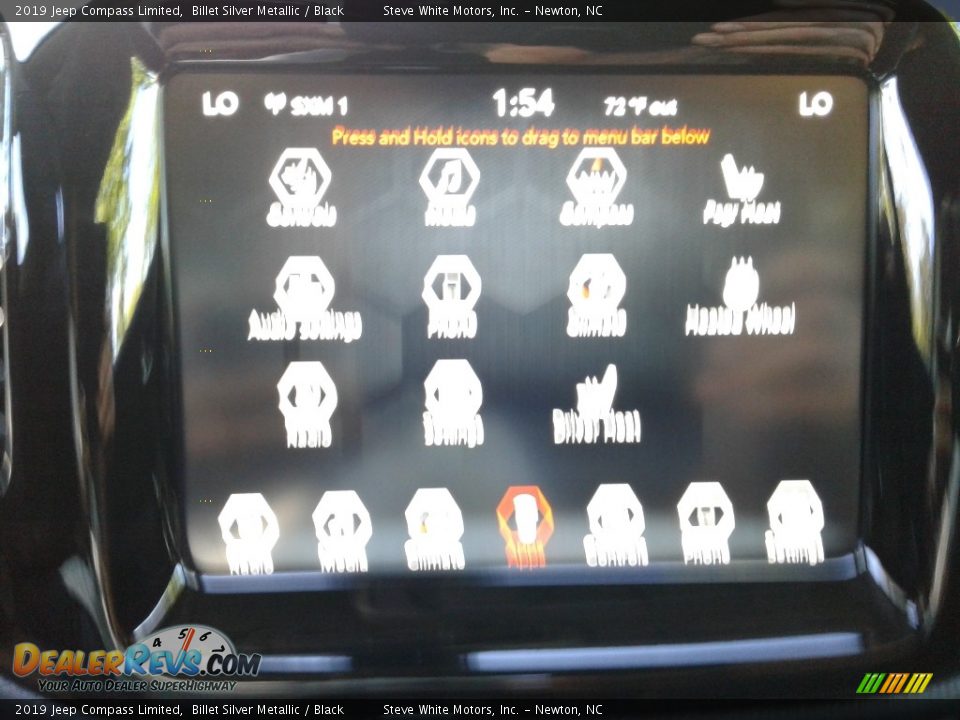 2019 Jeep Compass Limited Billet Silver Metallic / Black Photo #24