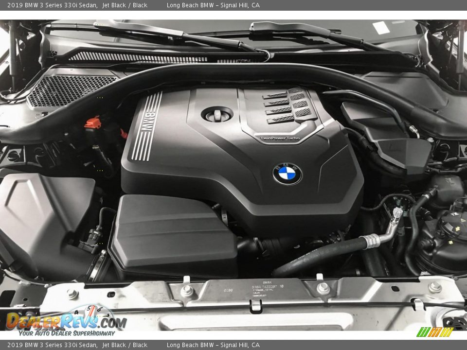 2019 BMW 3 Series 330i Sedan Jet Black / Black Photo #8