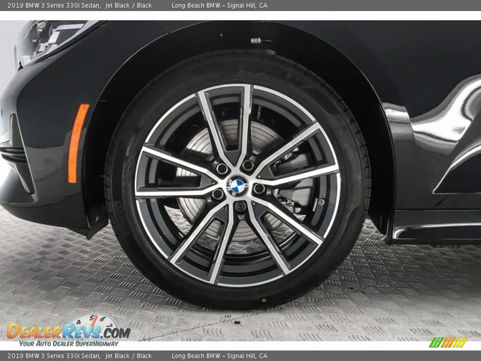 2019 BMW 3 Series 330i Sedan Jet Black / Black Photo #9
