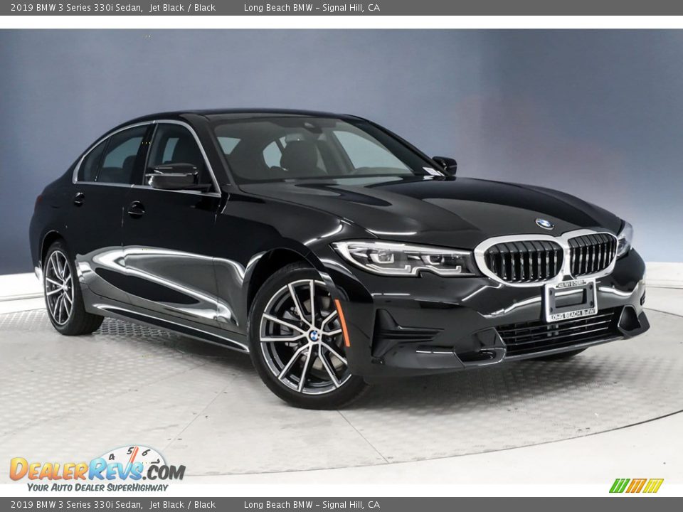 2019 BMW 3 Series 330i Sedan Jet Black / Black Photo #10