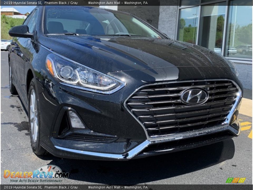 2019 Hyundai Sonata SE Phantom Black / Gray Photo #1