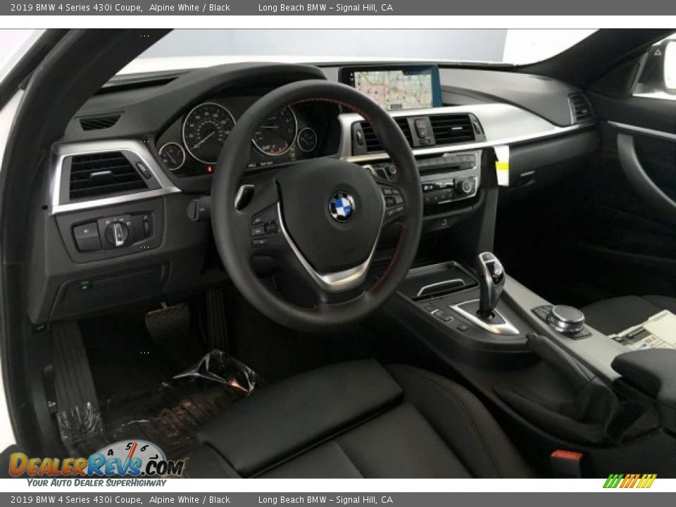 2019 BMW 4 Series 430i Coupe Alpine White / Black Photo #6