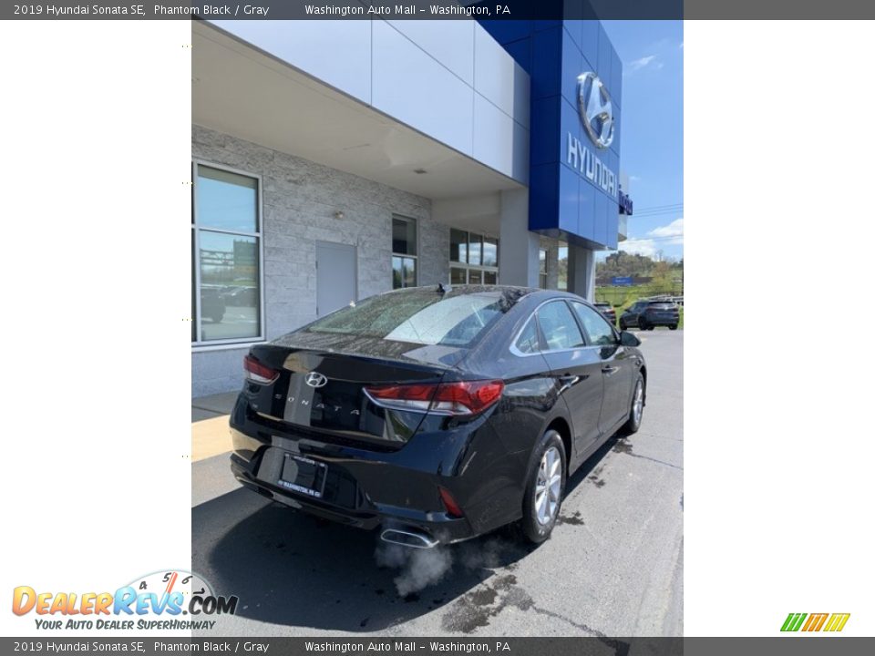 2019 Hyundai Sonata SE Phantom Black / Gray Photo #4