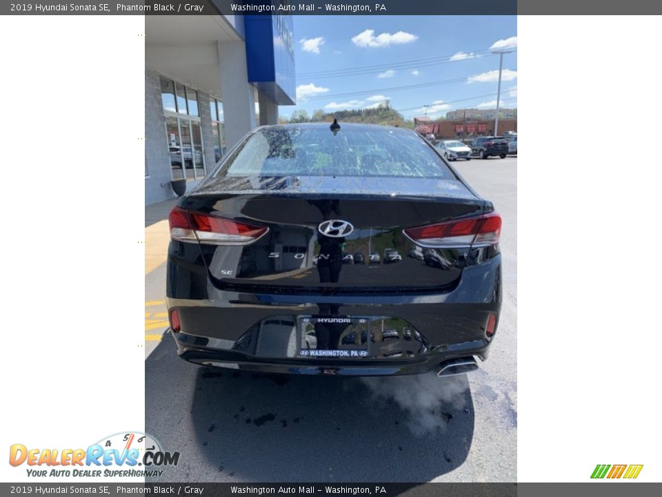 2019 Hyundai Sonata SE Phantom Black / Gray Photo #5