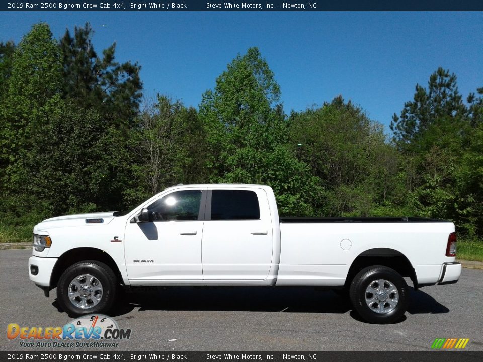 2019 Ram 2500 Bighorn Crew Cab 4x4 Bright White / Black Photo #1