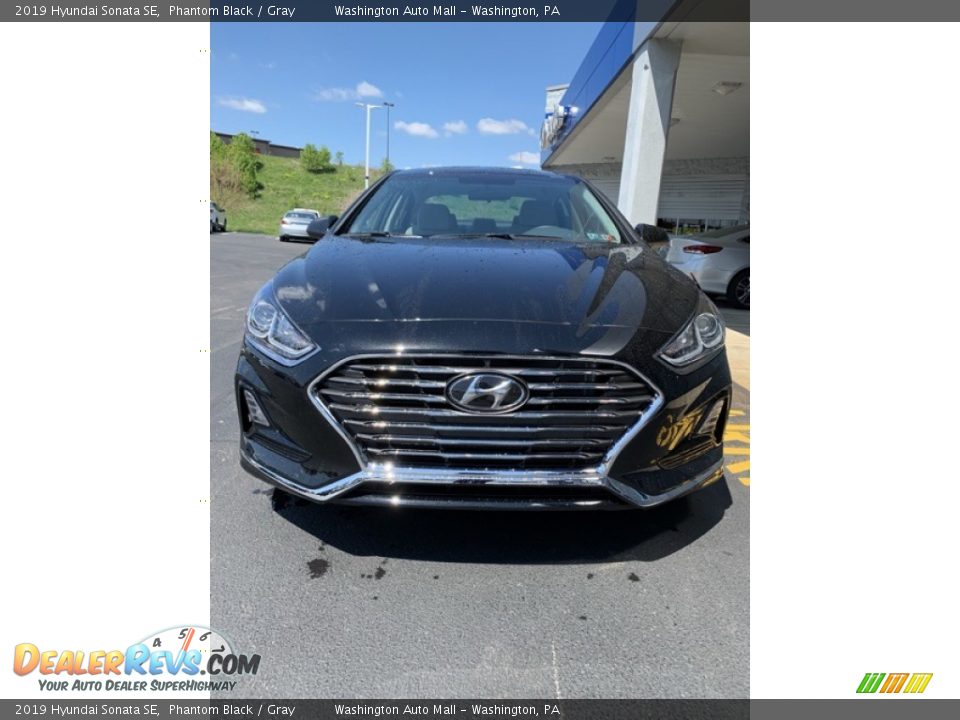 2019 Hyundai Sonata SE Phantom Black / Gray Photo #8