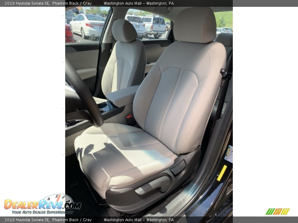2019 Hyundai Sonata SE Phantom Black / Gray Photo #13