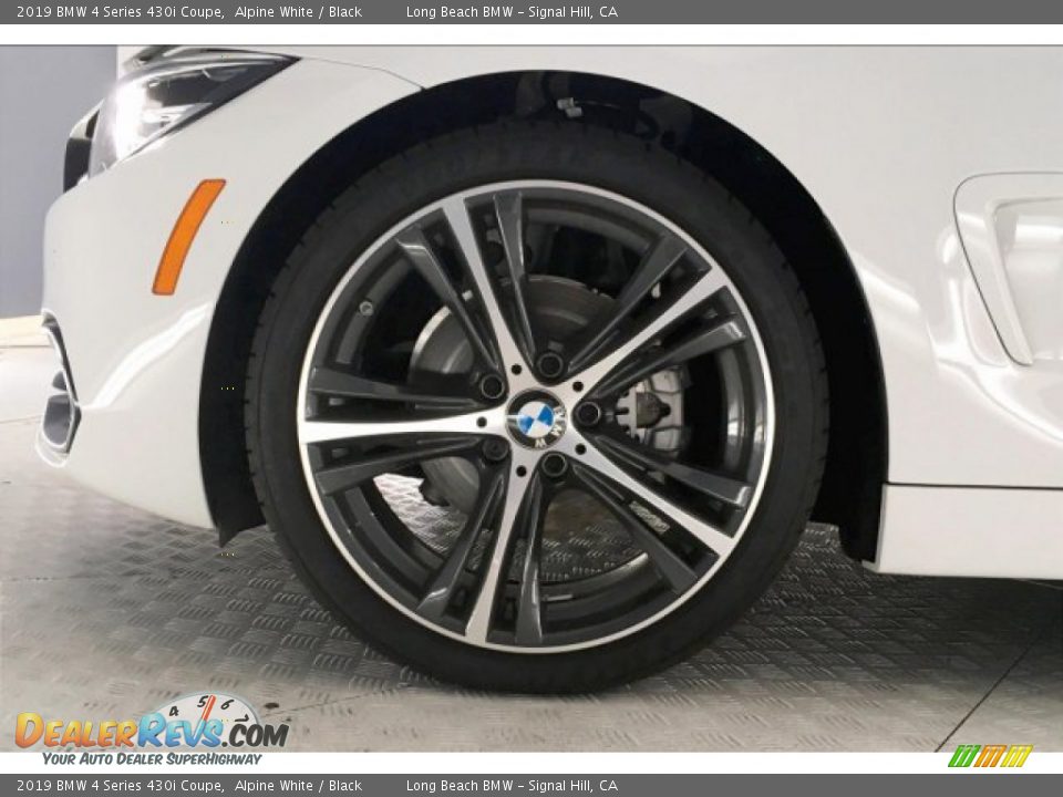 2019 BMW 4 Series 430i Coupe Alpine White / Black Photo #10
