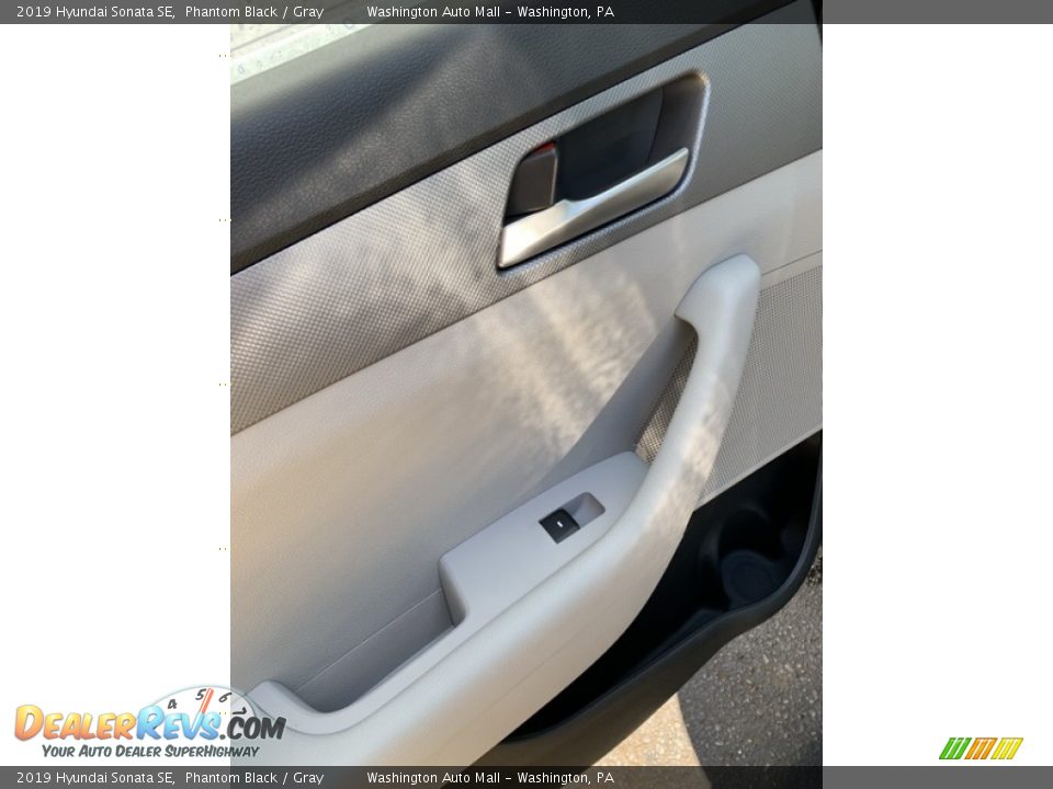 2019 Hyundai Sonata SE Phantom Black / Gray Photo #18