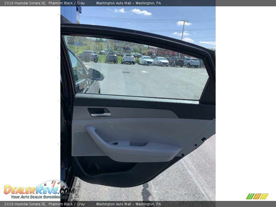 2019 Hyundai Sonata SE Phantom Black / Gray Photo #23