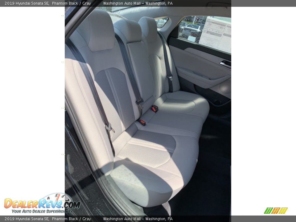 2019 Hyundai Sonata SE Phantom Black / Gray Photo #24