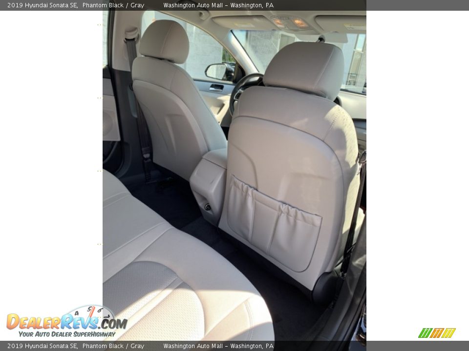 2019 Hyundai Sonata SE Phantom Black / Gray Photo #25