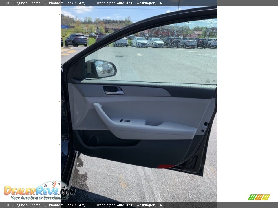 2019 Hyundai Sonata SE Phantom Black / Gray Photo #26