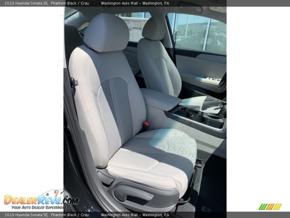 2019 Hyundai Sonata SE Phantom Black / Gray Photo #27