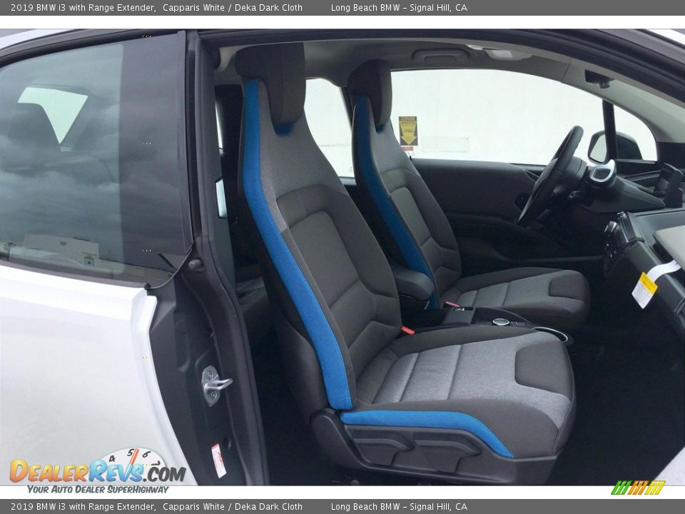 2019 BMW i3 with Range Extender Capparis White / Deka Dark Cloth Photo #2