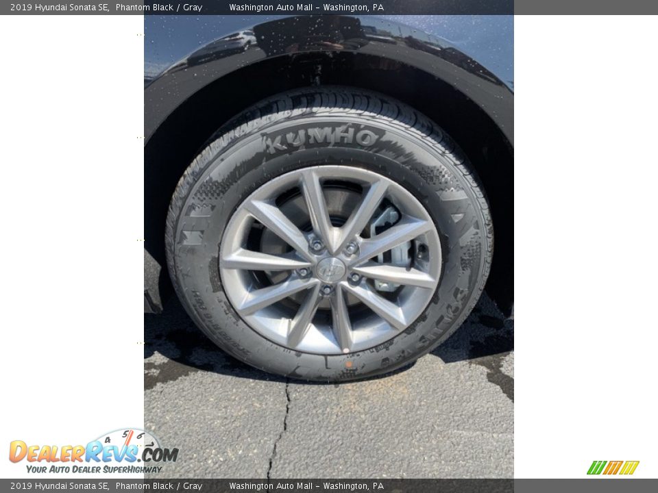 2019 Hyundai Sonata SE Phantom Black / Gray Photo #29