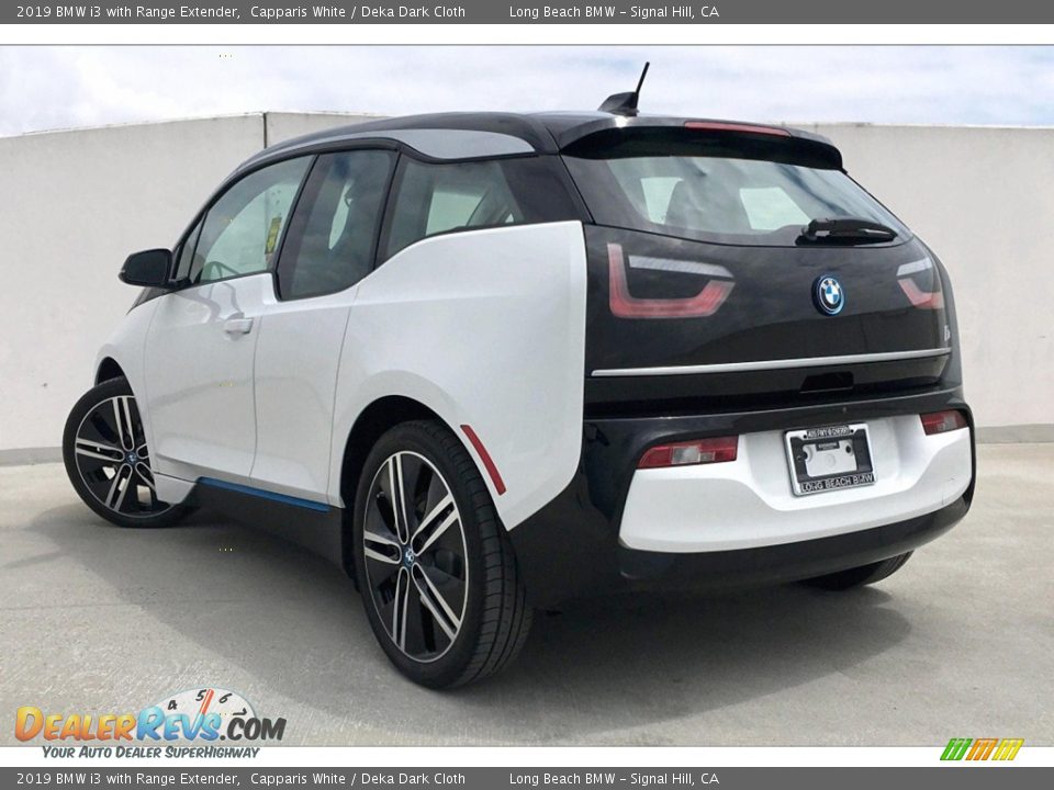 2019 BMW i3 with Range Extender Capparis White / Deka Dark Cloth Photo #3