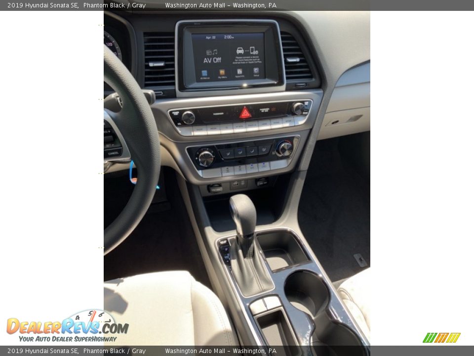 2019 Hyundai Sonata SE Phantom Black / Gray Photo #31