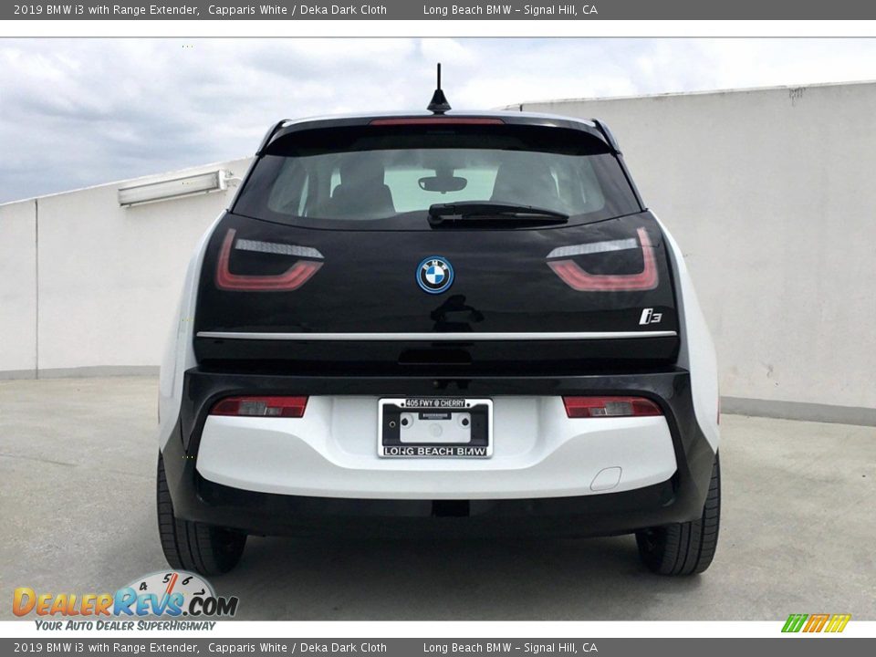 2019 BMW i3 with Range Extender Capparis White / Deka Dark Cloth Photo #4