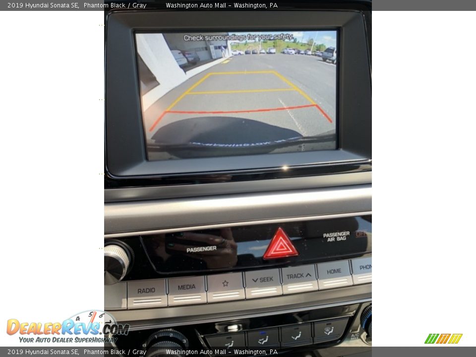 2019 Hyundai Sonata SE Phantom Black / Gray Photo #32