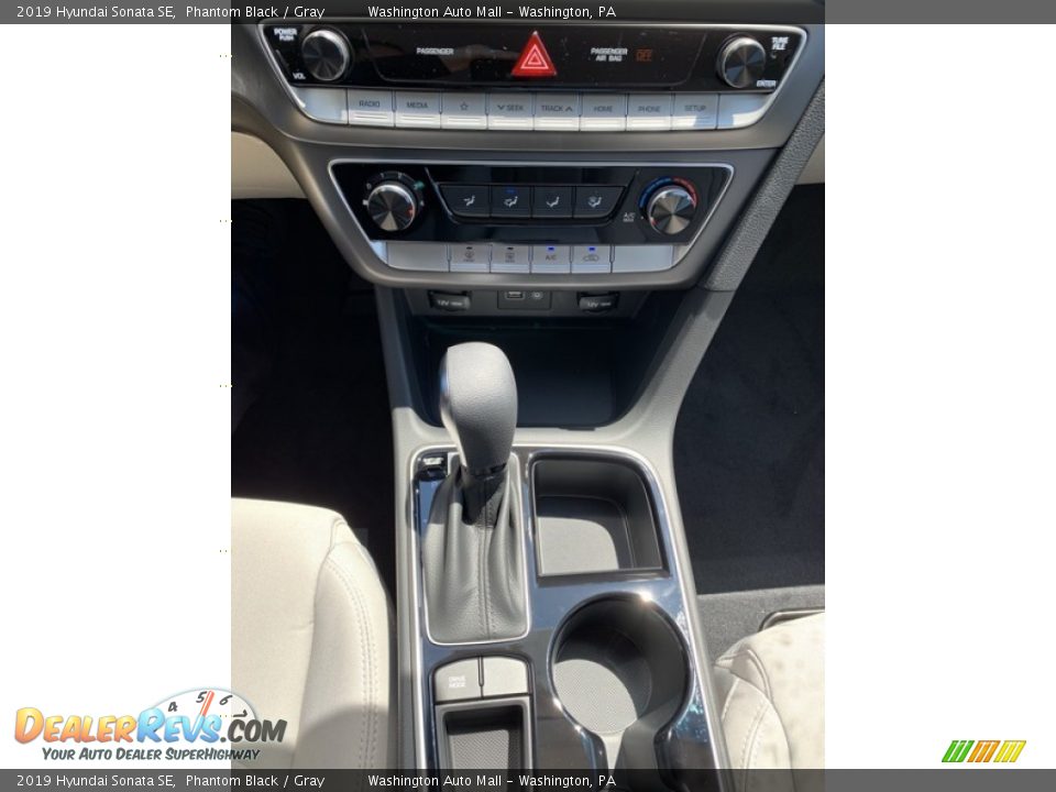 2019 Hyundai Sonata SE Phantom Black / Gray Photo #33