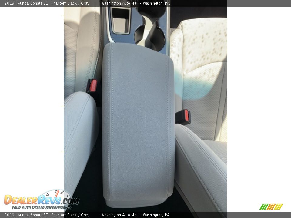 2019 Hyundai Sonata SE Phantom Black / Gray Photo #34