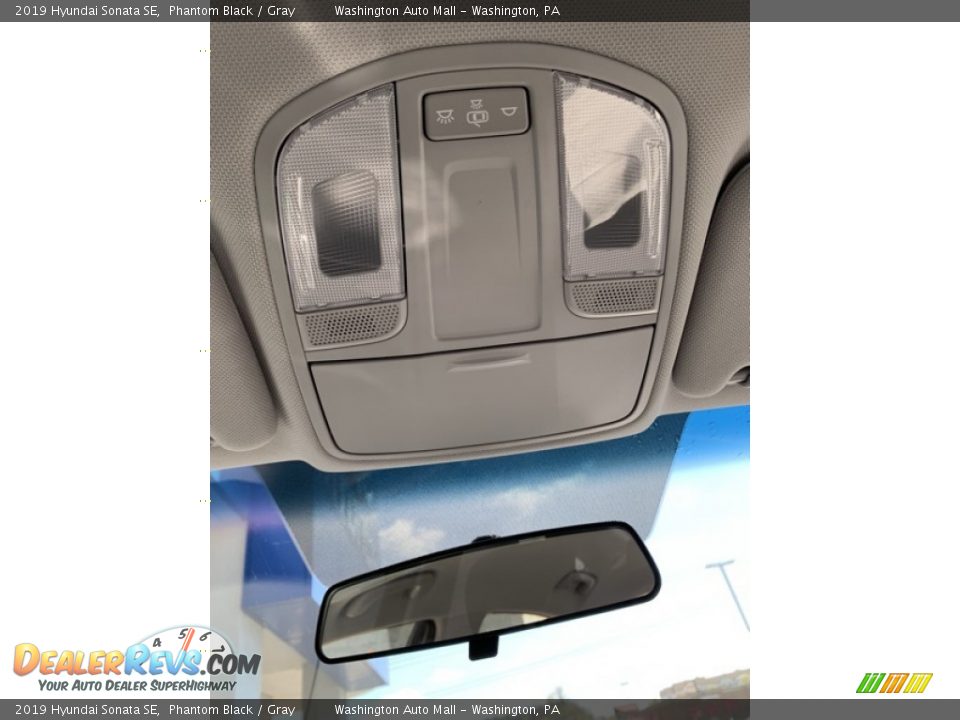2019 Hyundai Sonata SE Phantom Black / Gray Photo #36