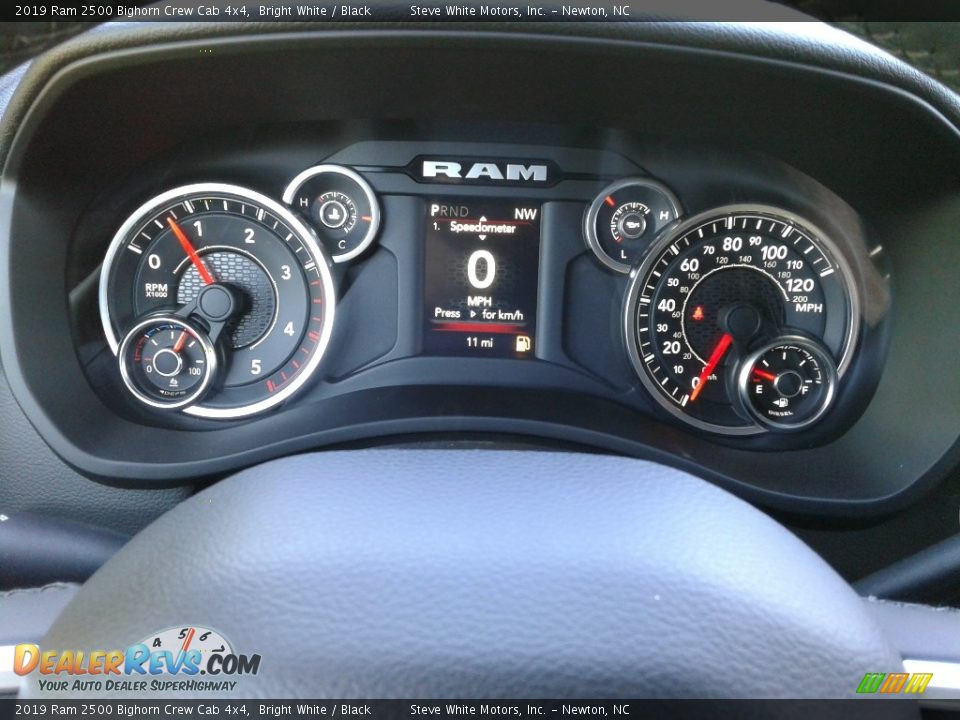 2019 Ram 2500 Bighorn Crew Cab 4x4 Bright White / Black Photo #20
