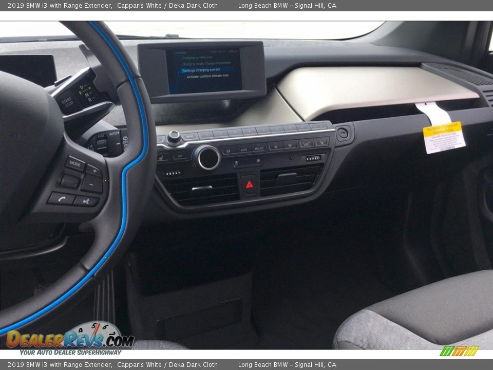 2019 BMW i3 with Range Extender Capparis White / Deka Dark Cloth Photo #5