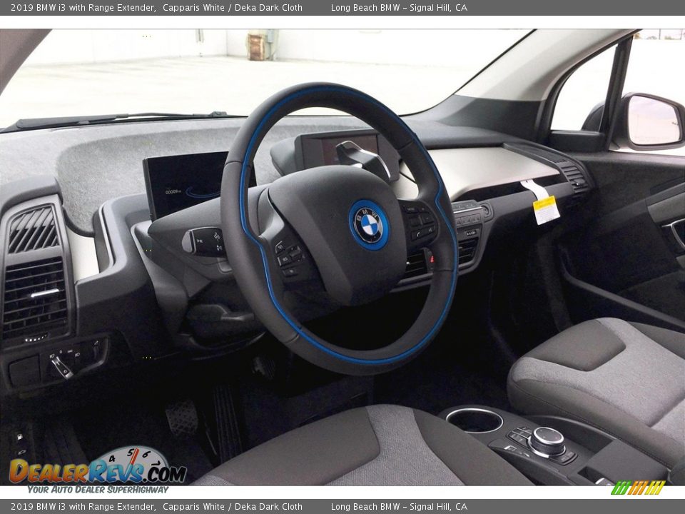 2019 BMW i3 with Range Extender Capparis White / Deka Dark Cloth Photo #6