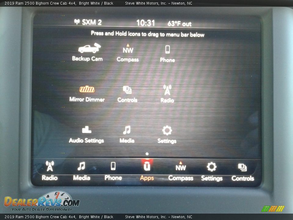 2019 Ram 2500 Bighorn Crew Cab 4x4 Bright White / Black Photo #25