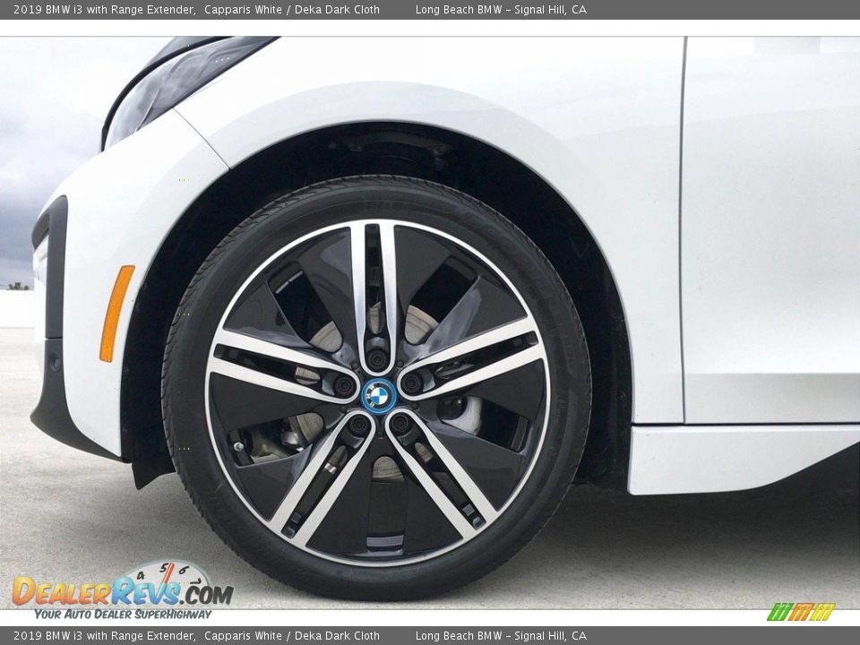 2019 BMW i3 with Range Extender Capparis White / Deka Dark Cloth Photo #10