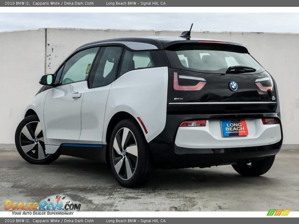 2019 BMW i3 Capparis White / Deka Dark Cloth Photo #2