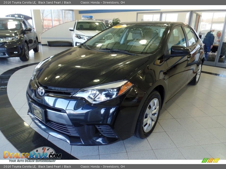 2016 Toyota Corolla LE Black Sand Pearl / Black Photo #1