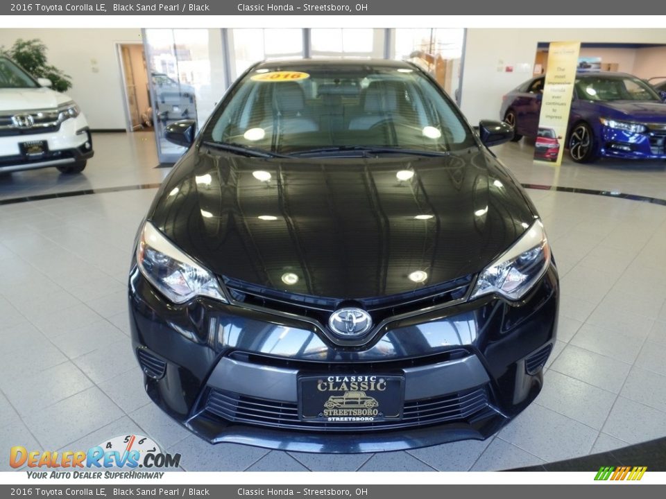 2016 Toyota Corolla LE Black Sand Pearl / Black Photo #2