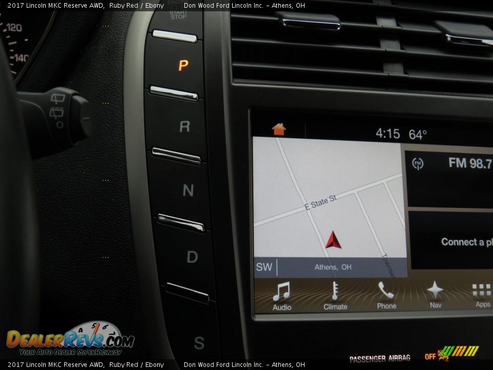 2017 Lincoln MKC Reserve AWD Ruby Red / Ebony Photo #24