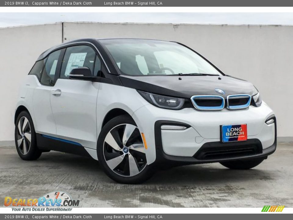 2019 BMW i3 Capparis White / Deka Dark Cloth Photo #10
