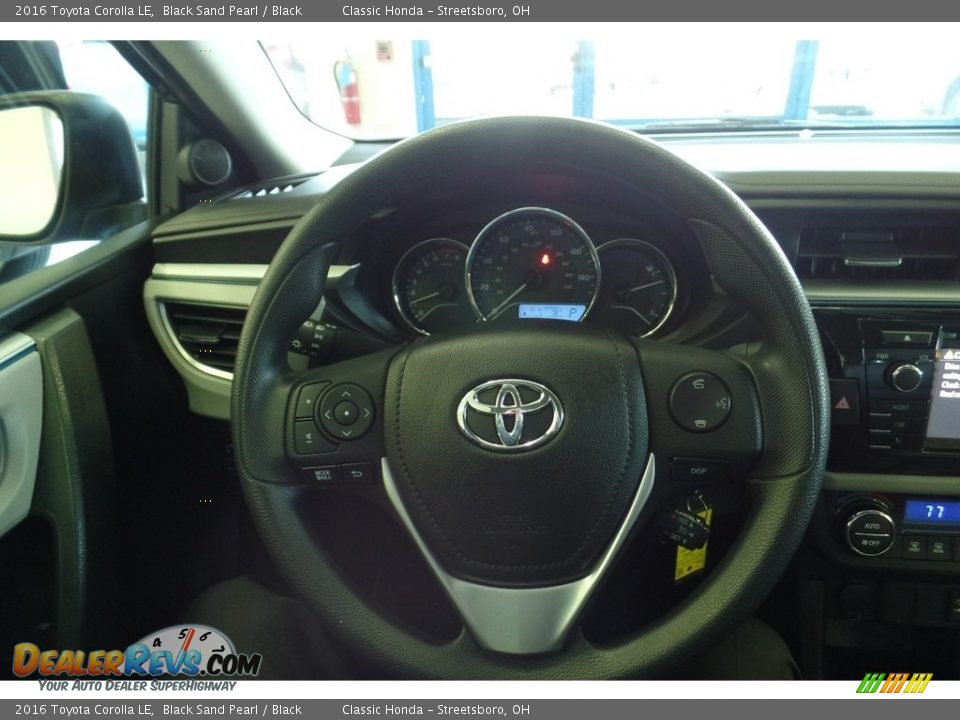 2016 Toyota Corolla LE Black Sand Pearl / Black Photo #28