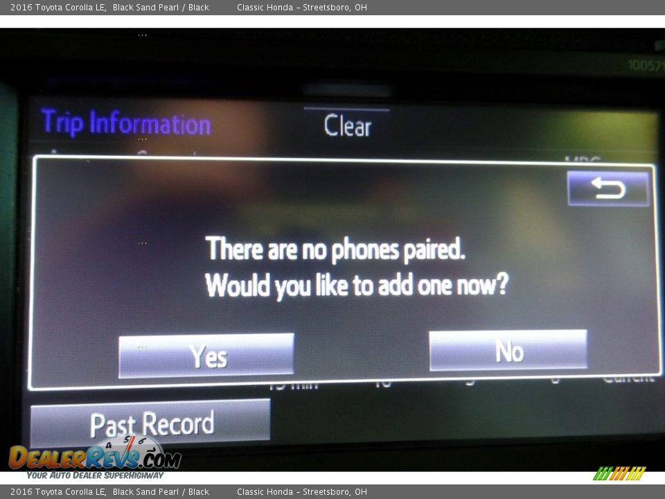 2016 Toyota Corolla LE Black Sand Pearl / Black Photo #33