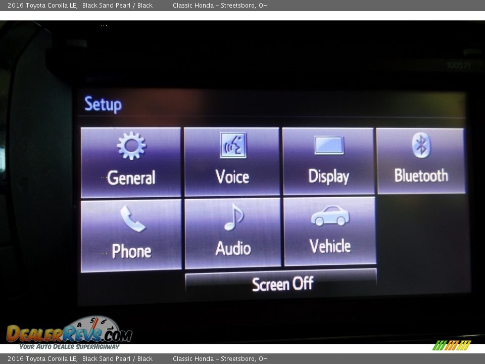 2016 Toyota Corolla LE Black Sand Pearl / Black Photo #34