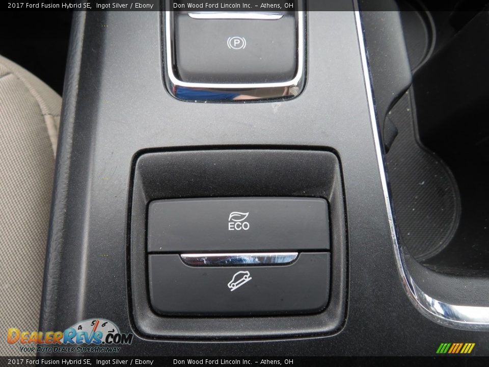 2017 Ford Fusion Hybrid SE Ingot Silver / Ebony Photo #20