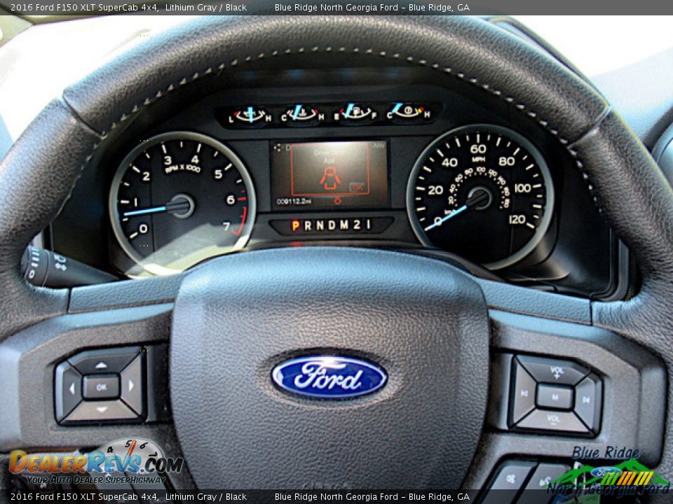 2016 Ford F150 XLT SuperCab 4x4 Lithium Gray / Black Photo #21