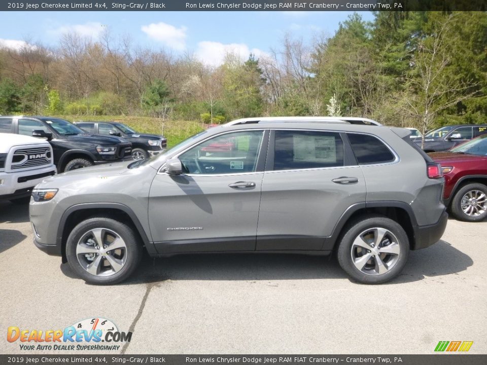2019 Jeep Cherokee Limited 4x4 Sting-Gray / Black Photo #2