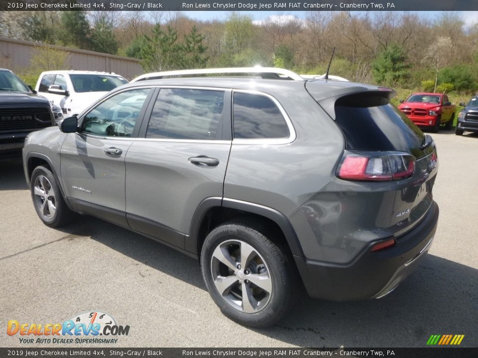 2019 Jeep Cherokee Limited 4x4 Sting-Gray / Black Photo #3