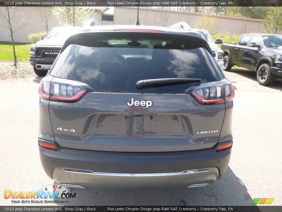 2019 Jeep Cherokee Limited 4x4 Sting-Gray / Black Photo #4