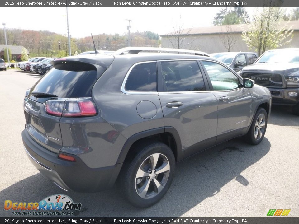 2019 Jeep Cherokee Limited 4x4 Sting-Gray / Black Photo #5