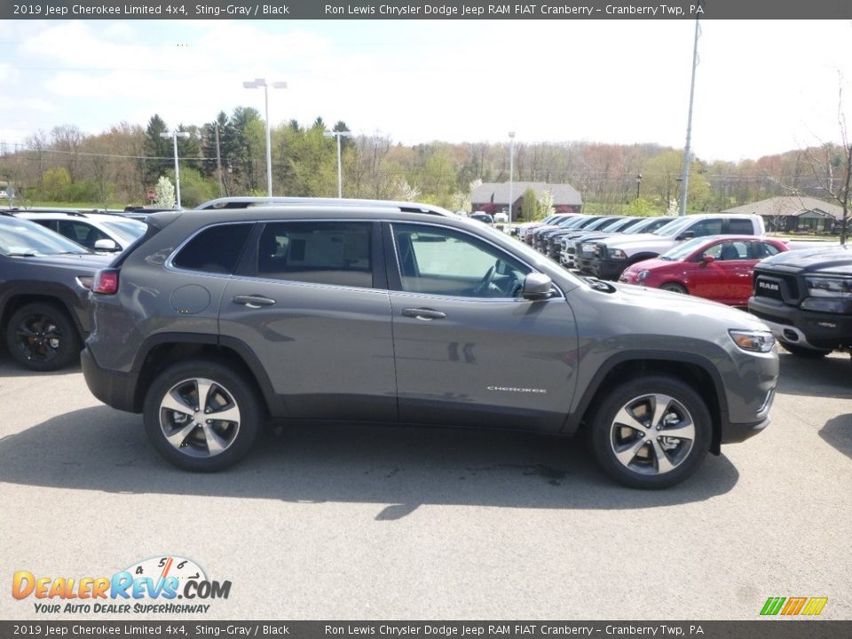 2019 Jeep Cherokee Limited 4x4 Sting-Gray / Black Photo #6