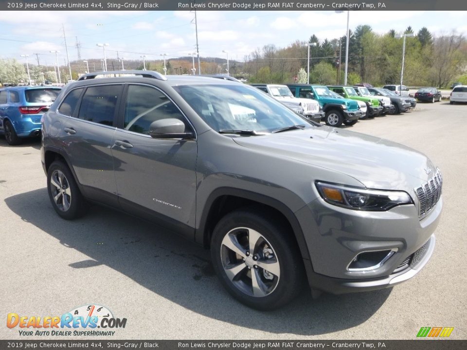 2019 Jeep Cherokee Limited 4x4 Sting-Gray / Black Photo #7