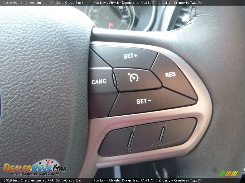 2019 Jeep Cherokee Limited 4x4 Sting-Gray / Black Photo #18